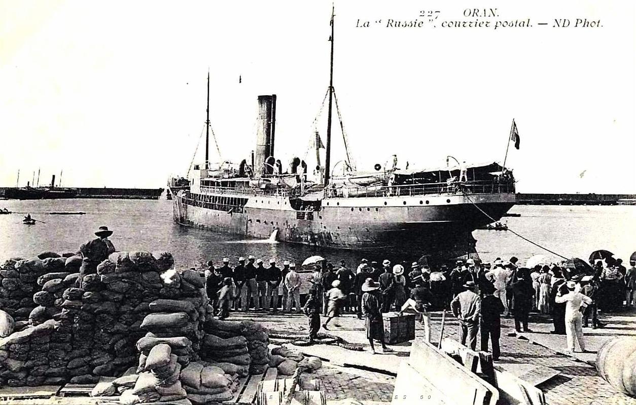 1553- Oran - Courrier postal La Russie.jpg